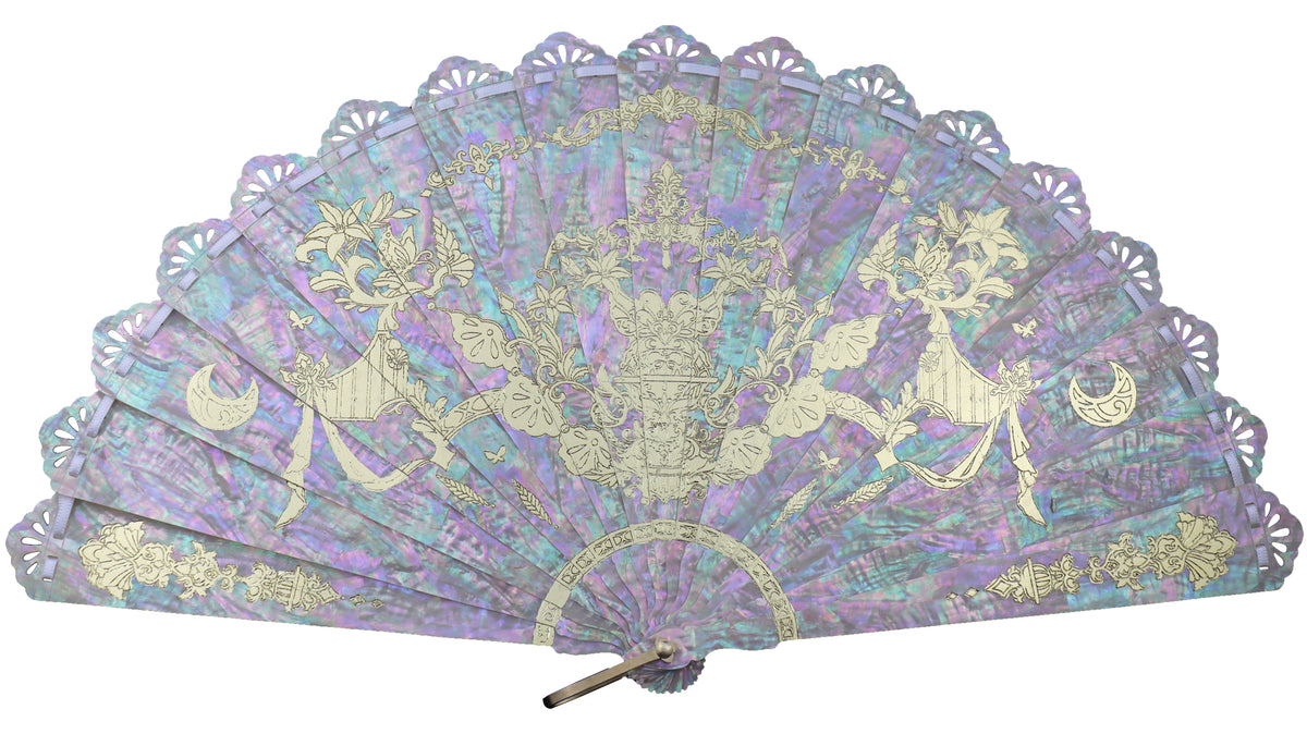 Butterfly in Moonlight - Handcrafted Fans