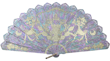 Butterfly in Moonlight - Handcrafted Fans