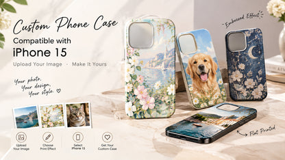 Custom Phone Case Compatible with iPhone 15 PCS-011