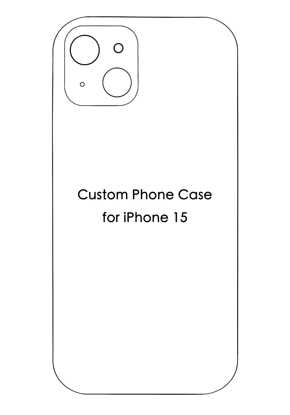 Custom Phone Case Compatible with iPhone 15 PCS-011