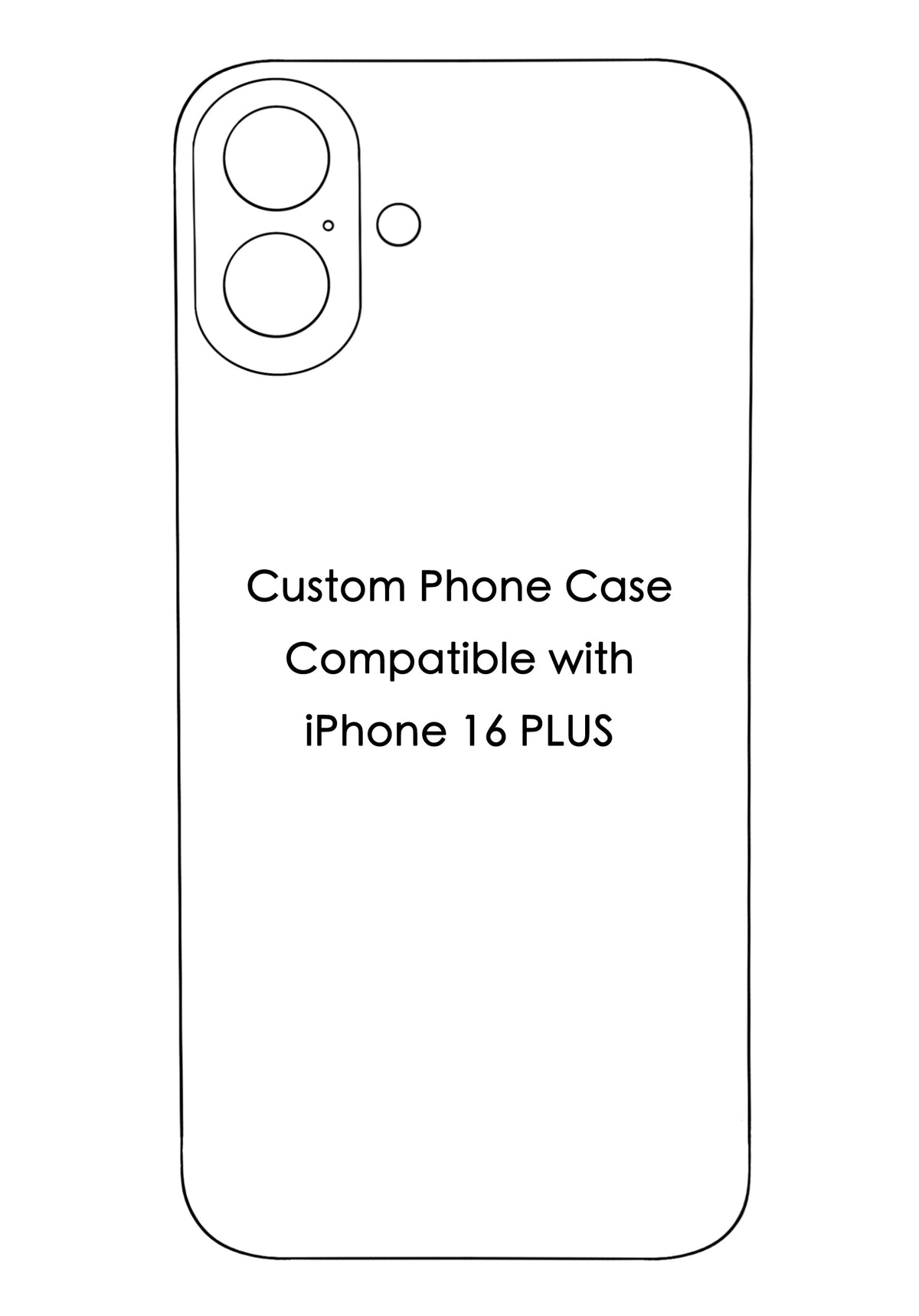 Custom Phone Case Compatible with iPhone 16 Plus PCS-006