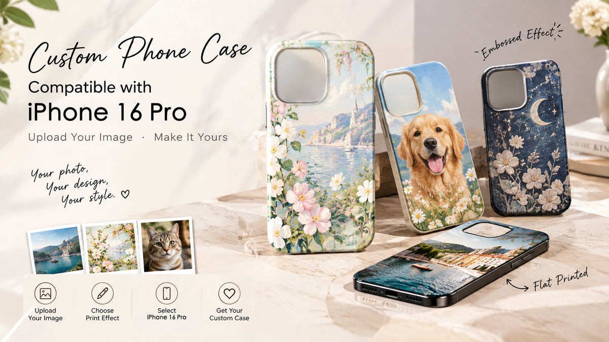 Custom Phone Case Compatible with iPhone 16 Pro PCS-005