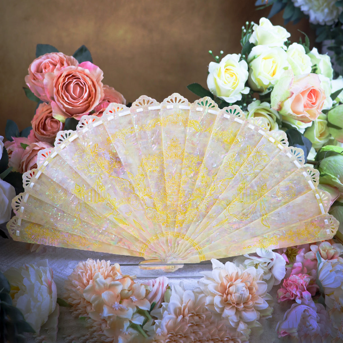 Butterfly in Moonlight - Handcrafted Fans