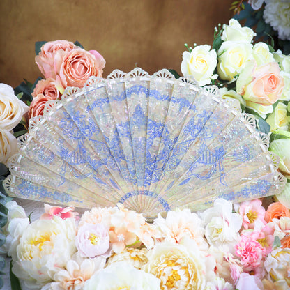 Butterfly in Moonlight - Handcrafted Fans
