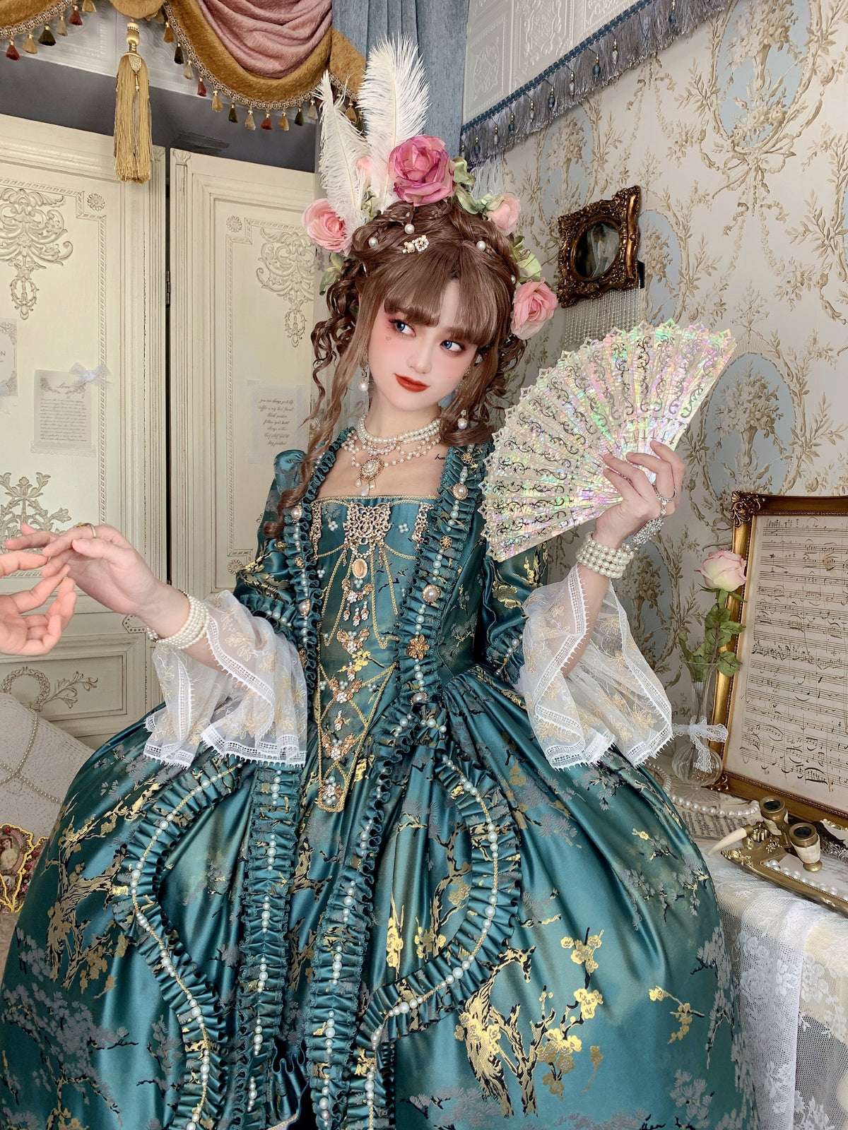 Eden in January - Handcrafted Fans