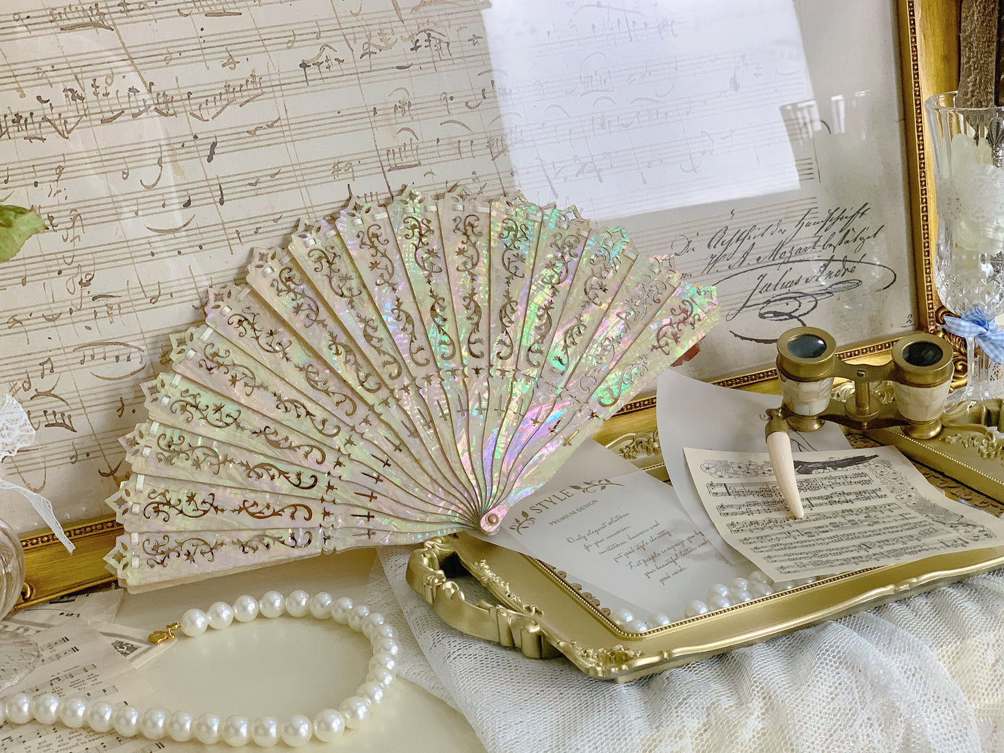 Eden in January - Handcrafted Fans