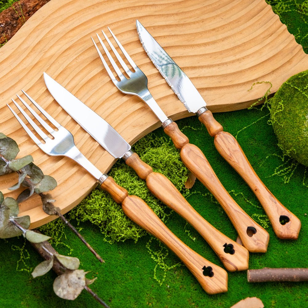 4 pcs cutlery set- SGT010-02 - WONDERFUL DINNER WITH U