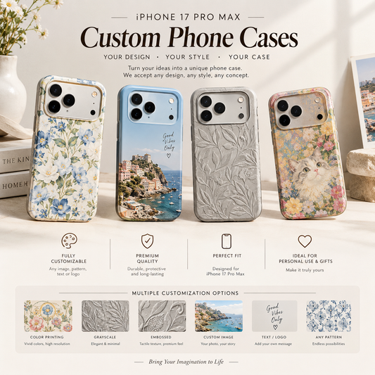 Custom Phone Case Compatible with iPhone 17 Pro Max PCS-001