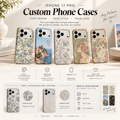 Custom Phone Case Compatible with iPhone 17 Pro PCS-002